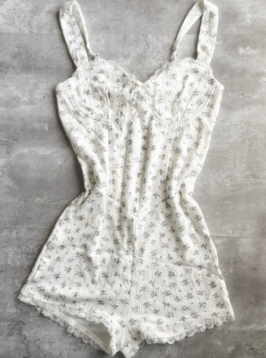 Floral Lace Romper